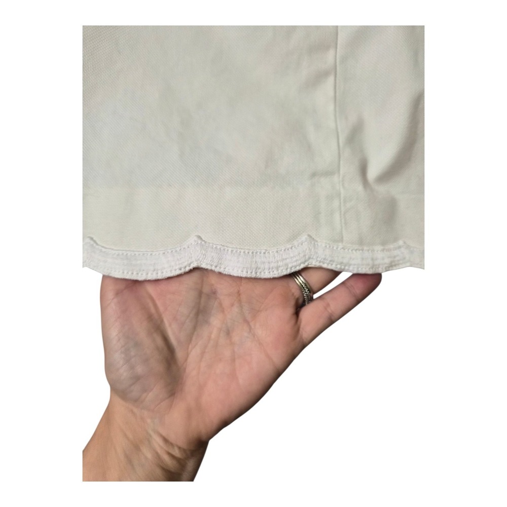 Lilly Pulitzer Michelina Mini Skort White Scallop Trim Golf Tennis Size 6 - Picture 3 of 8
